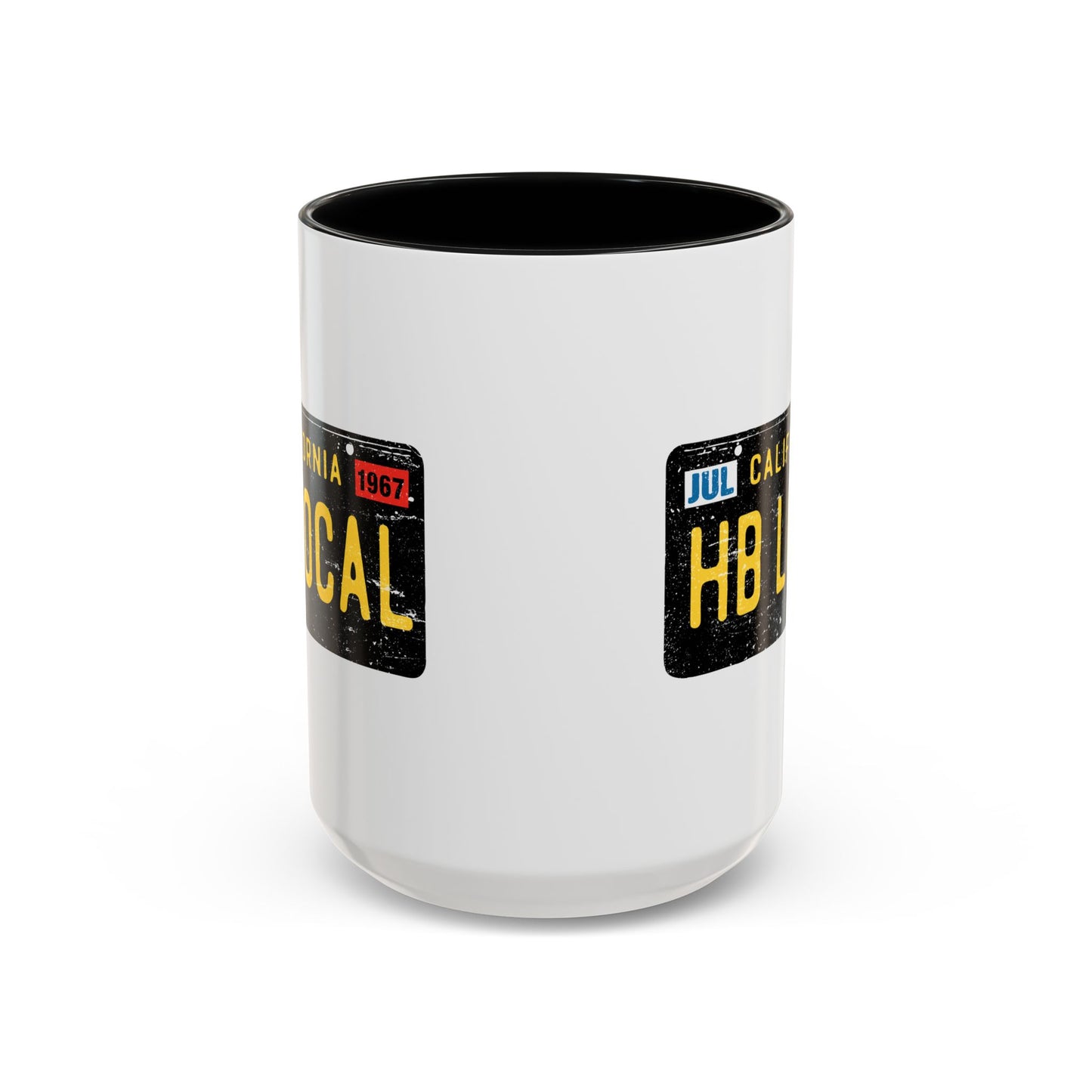 HB Local License Plate 15oz Large Coffee Mug