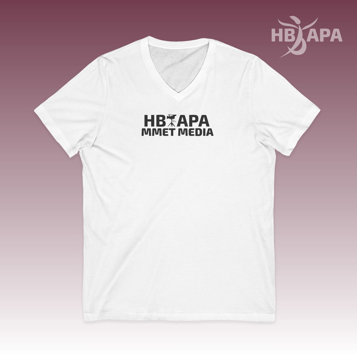 HBAPA MMET Media Premium V-neck T-shirt