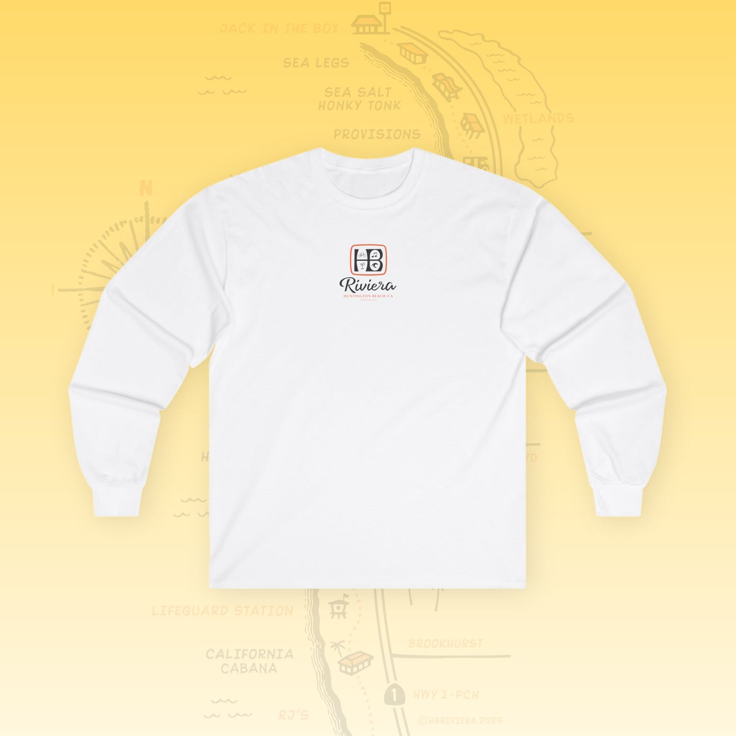 HB Riviera Unisex Ultra Cotton Long Sleeve Tee