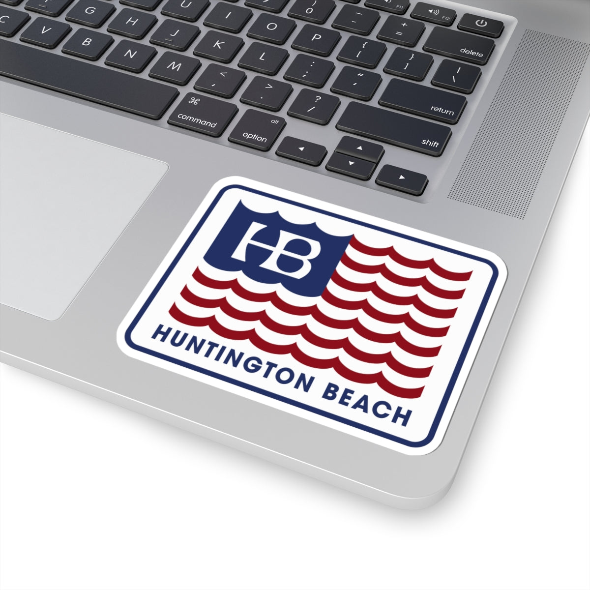 HB USA Waves Kiss-cut Sticker / Decal