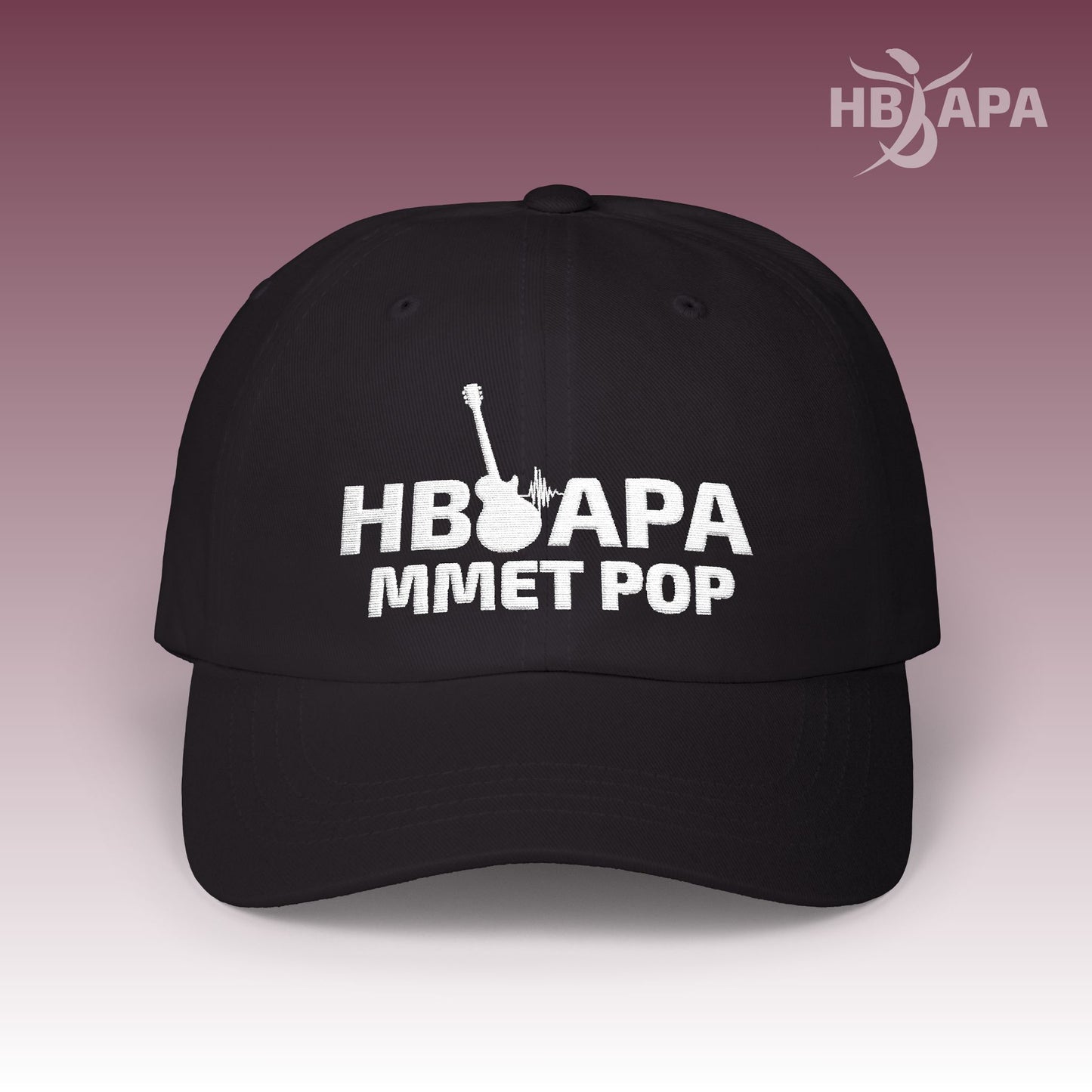 HBAPA MMET Pop Embroidered Logo Classic Hat