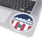 HB Pier Patriotic Stars and Stripes Kiss-cut Sticker / Decal