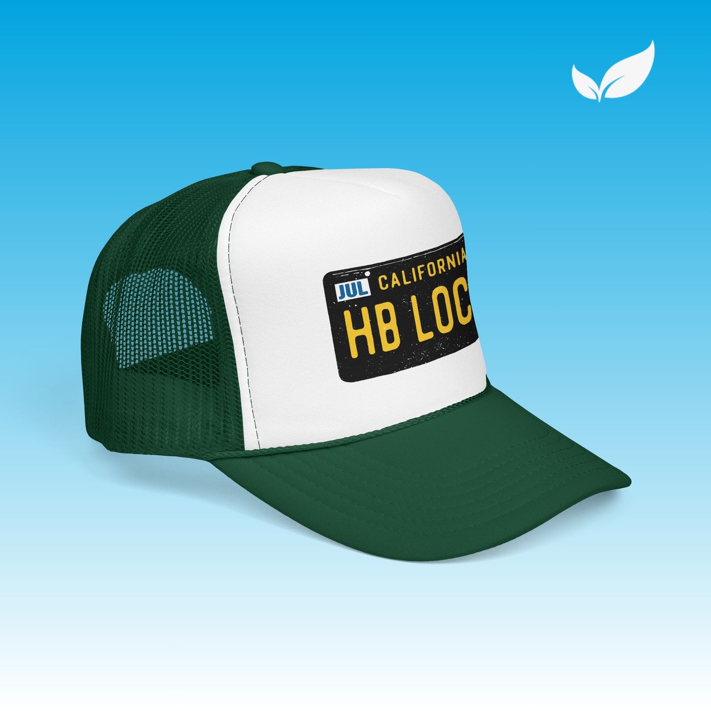 HB Local License Plate Unisex Trucker Hat