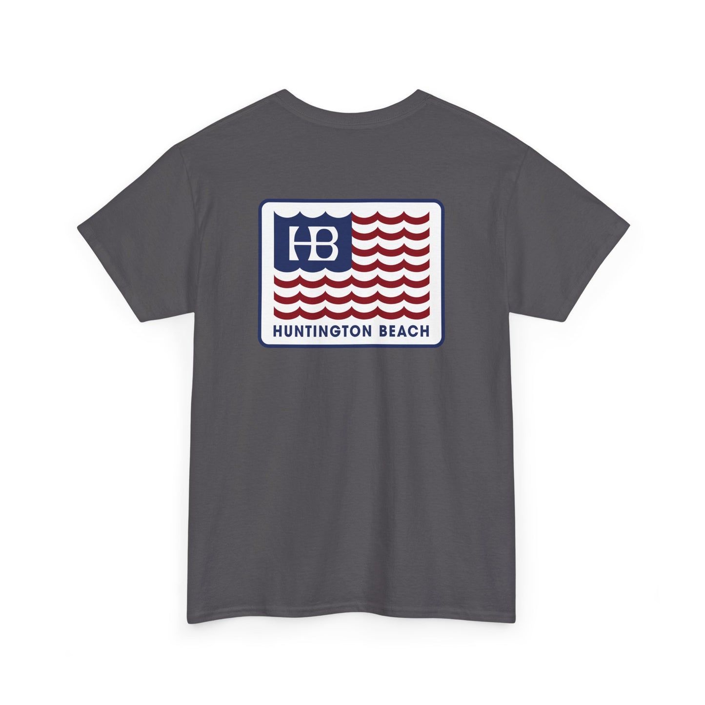 Huntington Beach USA Stars and Stripes Flag Unisex Classic Fit T-shirt