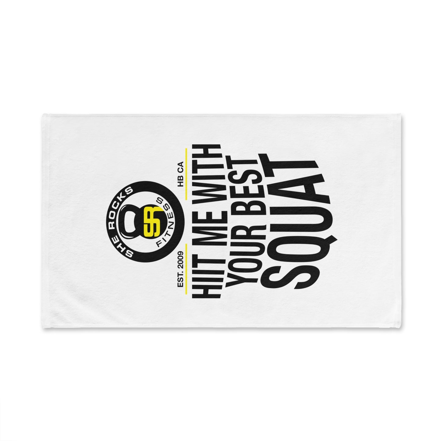 She Rocks HIIT Me With Your Best Squat Workout Towel