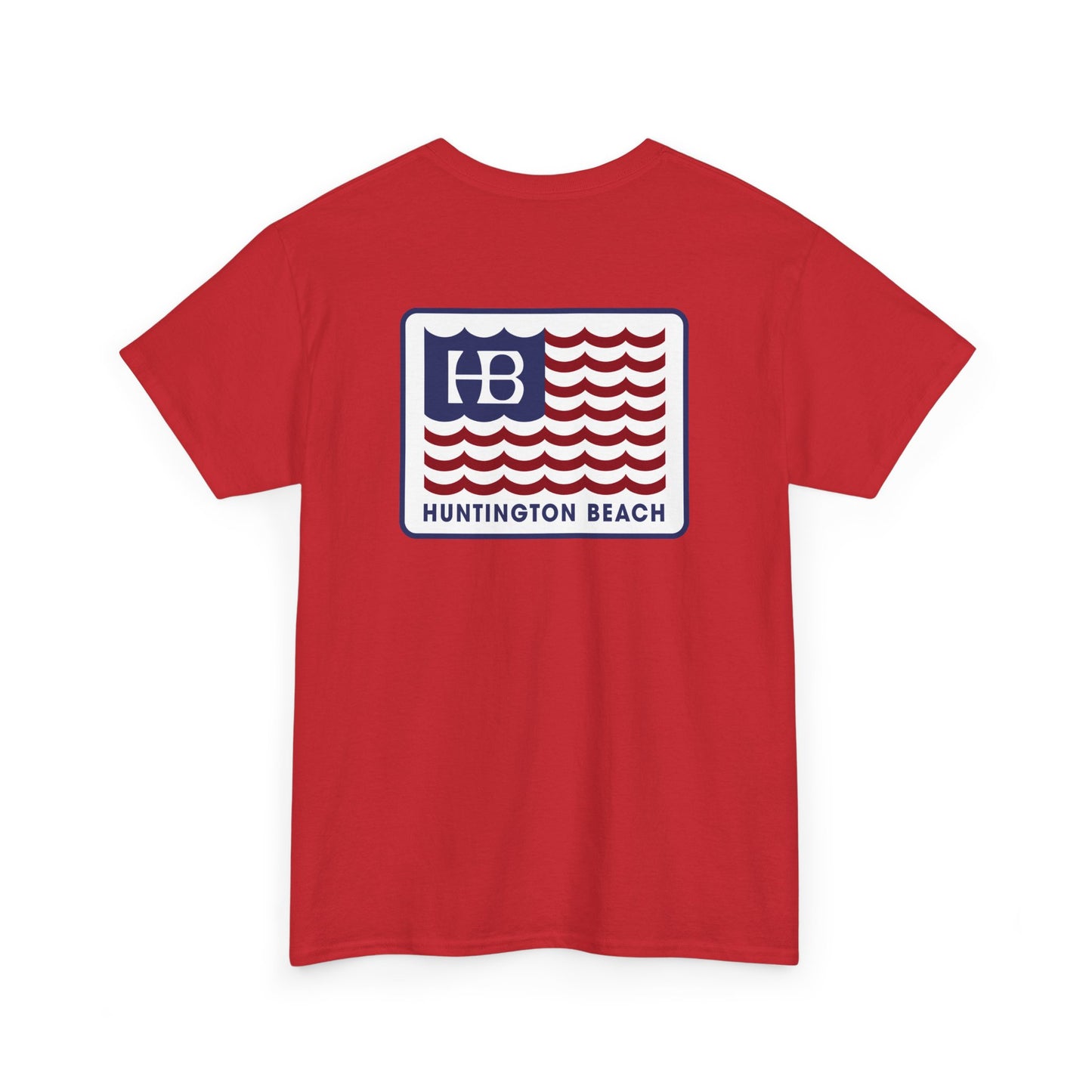 Huntington Beach USA Stars and Stripes Flag Unisex Classic Fit T-shirt