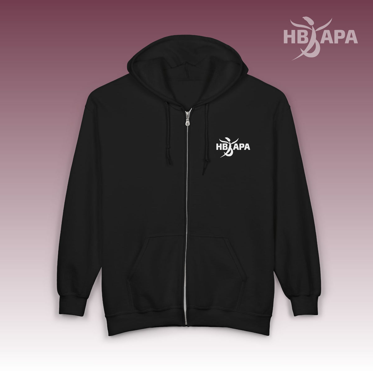 HBAPA Official Logo Unisex Heavy Blend Full-Zip Hoodie