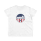 Huntington Beach Pier Stars and Stripes Women's Fit T-shirt