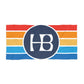 HB Icon Colorband Stripes Lightweight Beach Towel