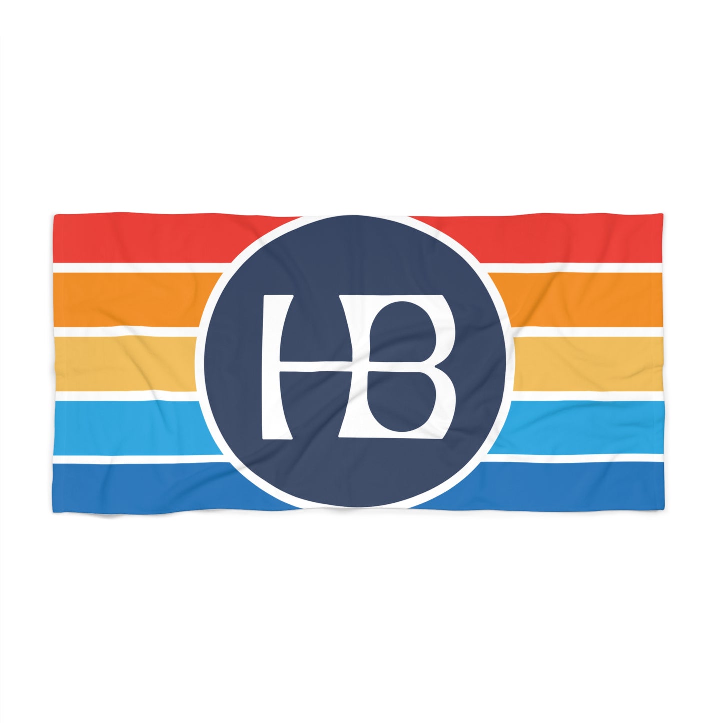 HB Icon Colorband Stripes Lightweight Beach Towel