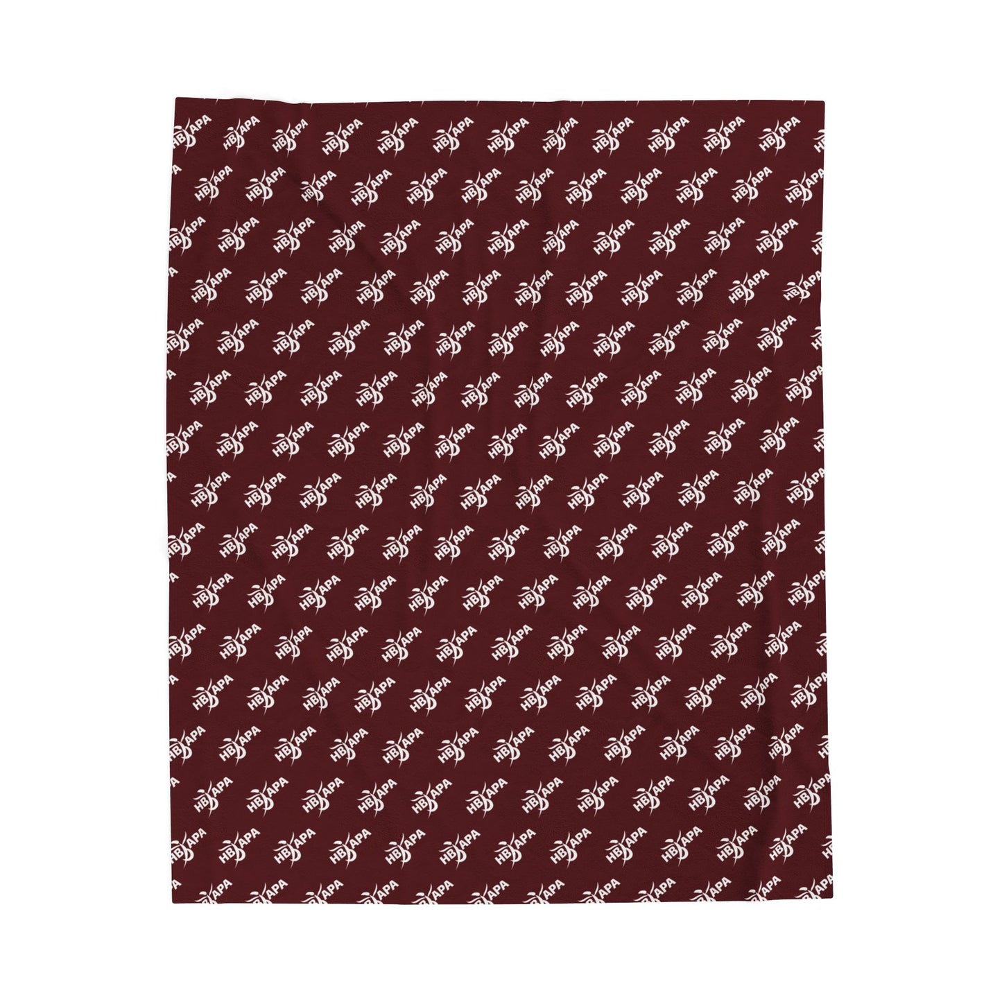 HBAPA Official Logo Velveteen Plush Blanket