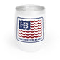Huntington Beach Stars and Stripes USA Flag Design Wine Tumbler