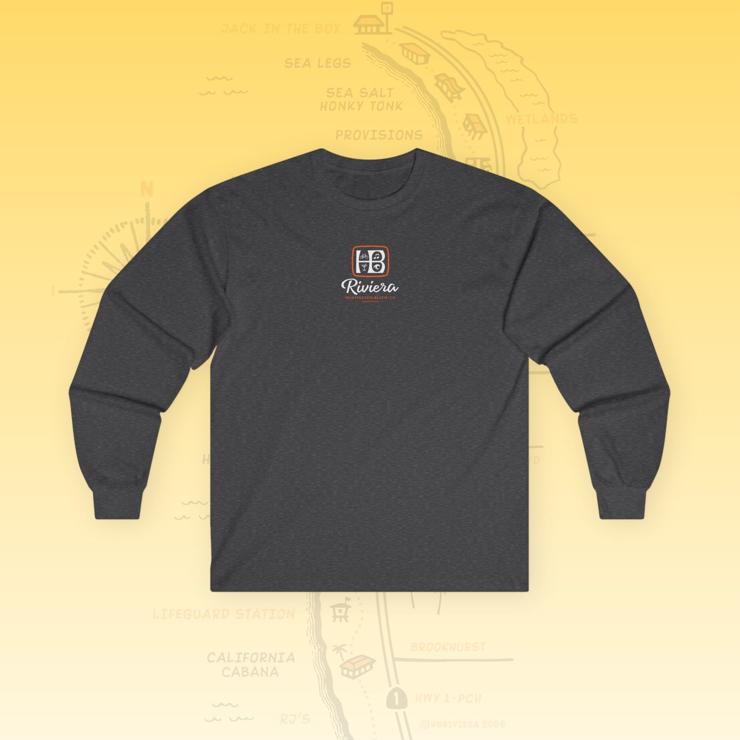 HB Riviera Unisex Ultra Cotton Long Sleeve Tee