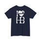 I Heart HB Pier Silhouette Unisex Classic Fit T-Shirt