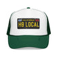 HB Local License Plate Design Unisex Trucker Hat