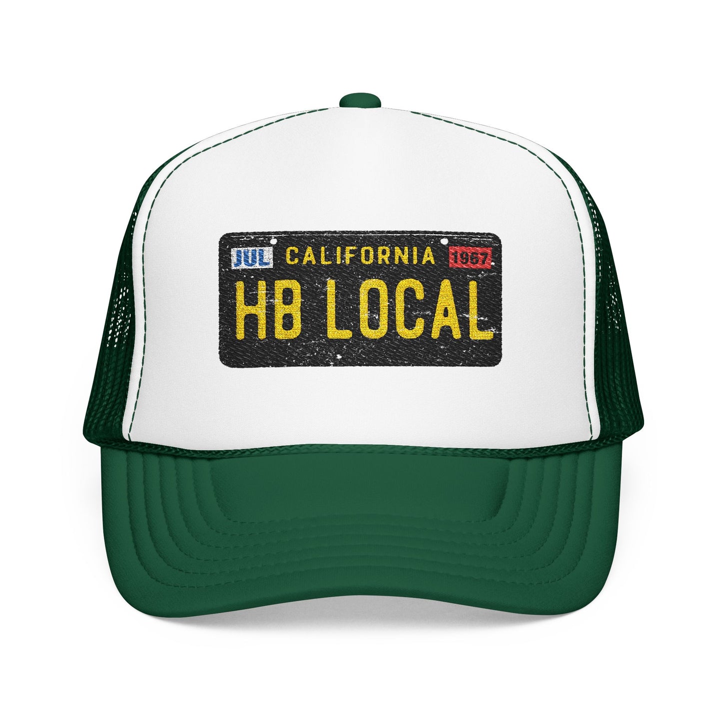HB Local License Plate Design Unisex Trucker Hat