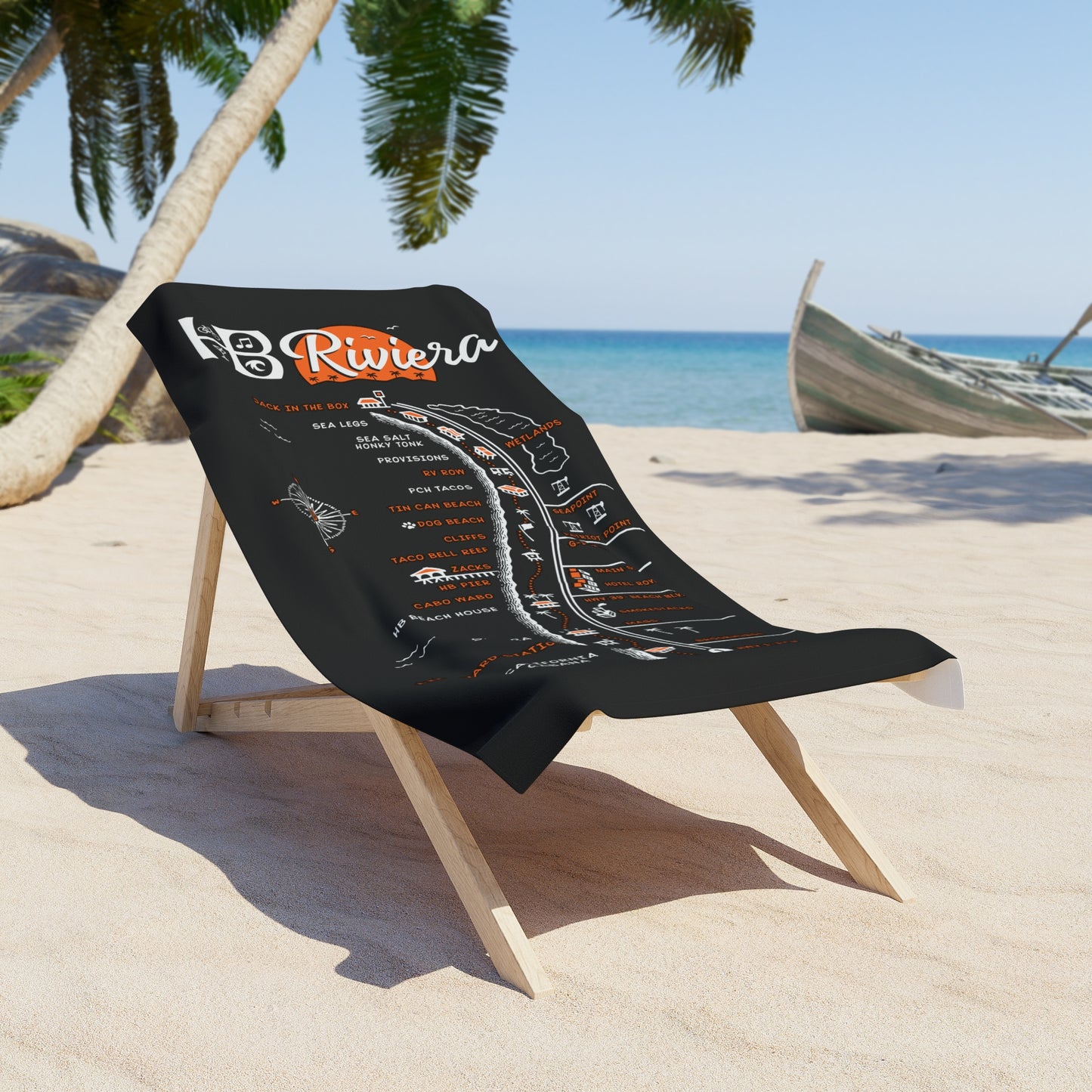 HB Riviera Lightweight Beach Towel