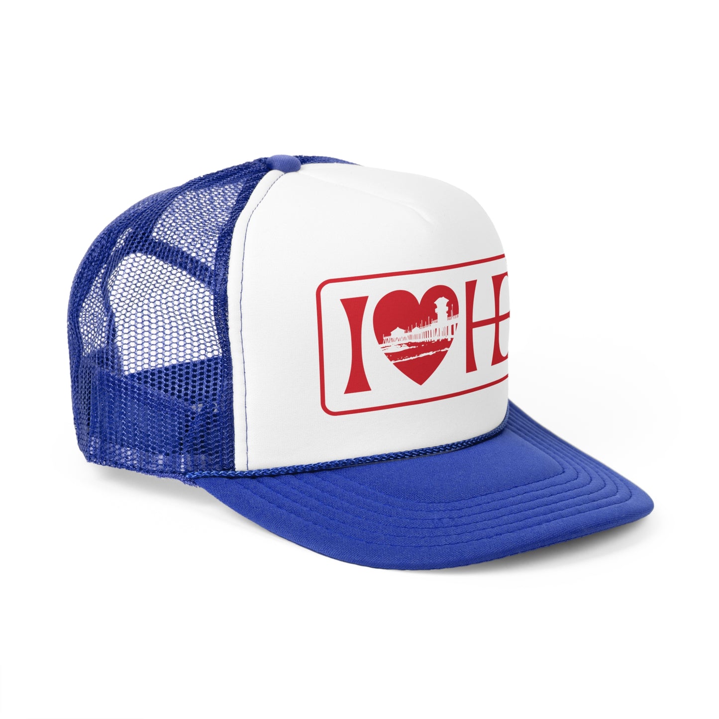 I Heart HB Pier Trucker Hat