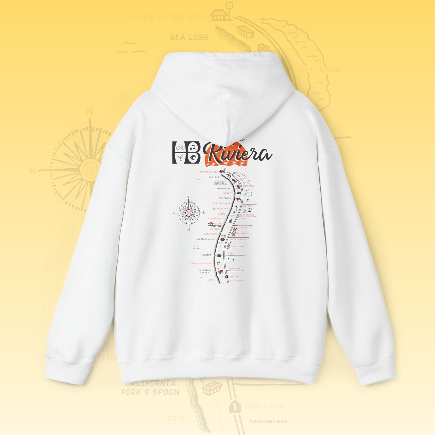 HB Riviera Unisex Heavy Blend Pullover Hoodie
