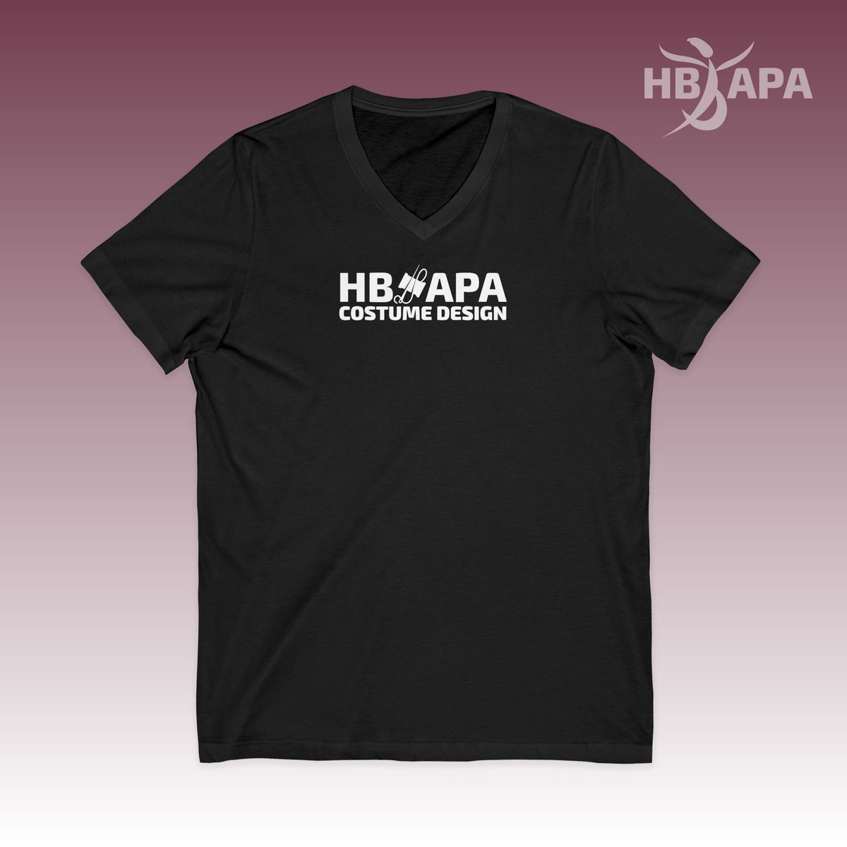 HBAPA Costume Design Premium Modern Fit V-neck T-shirt
