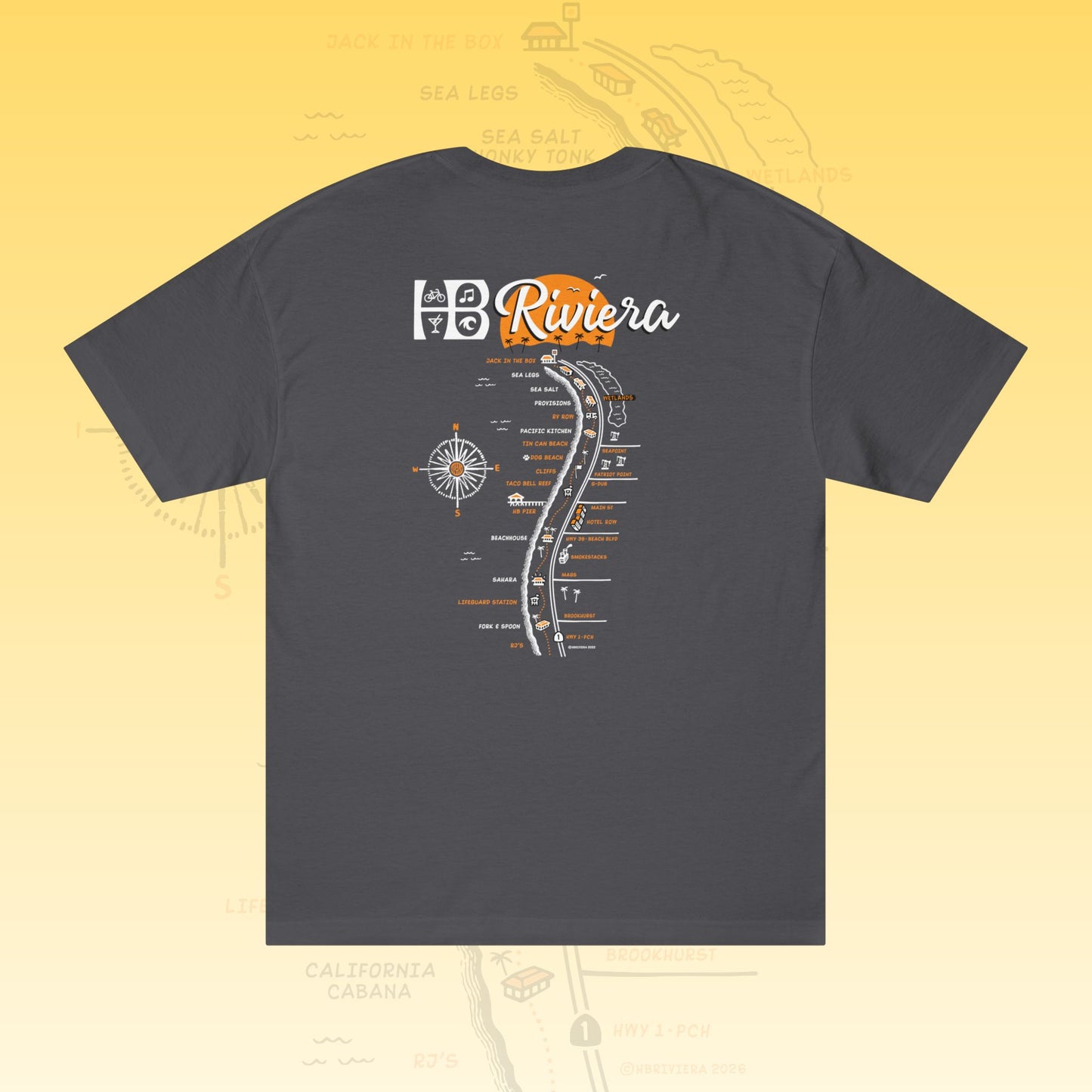 HB Riviera - Premium Relaxed Fit T-shirt