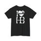 I Heart HB Pier Silhouette Unisex Classic Fit T-Shirt