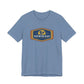 Huntington Beach Surfer Hexagon Retro Unisex Premium Modern Fit T-shirt