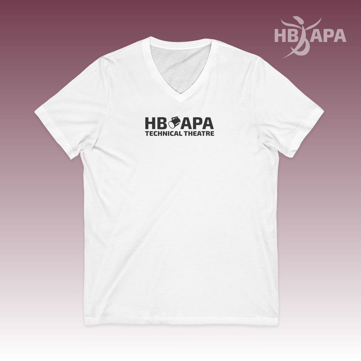HBAPA Technical Theatre Premium V-neck T-shirt