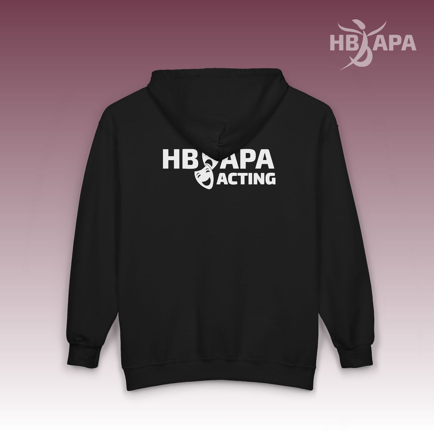 HBAPA Acting Unisex Heavy Blend Full-Zip Hoodie