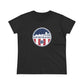 Huntington Beach Pier Stars and Stripes Women's Fit T-shirt
