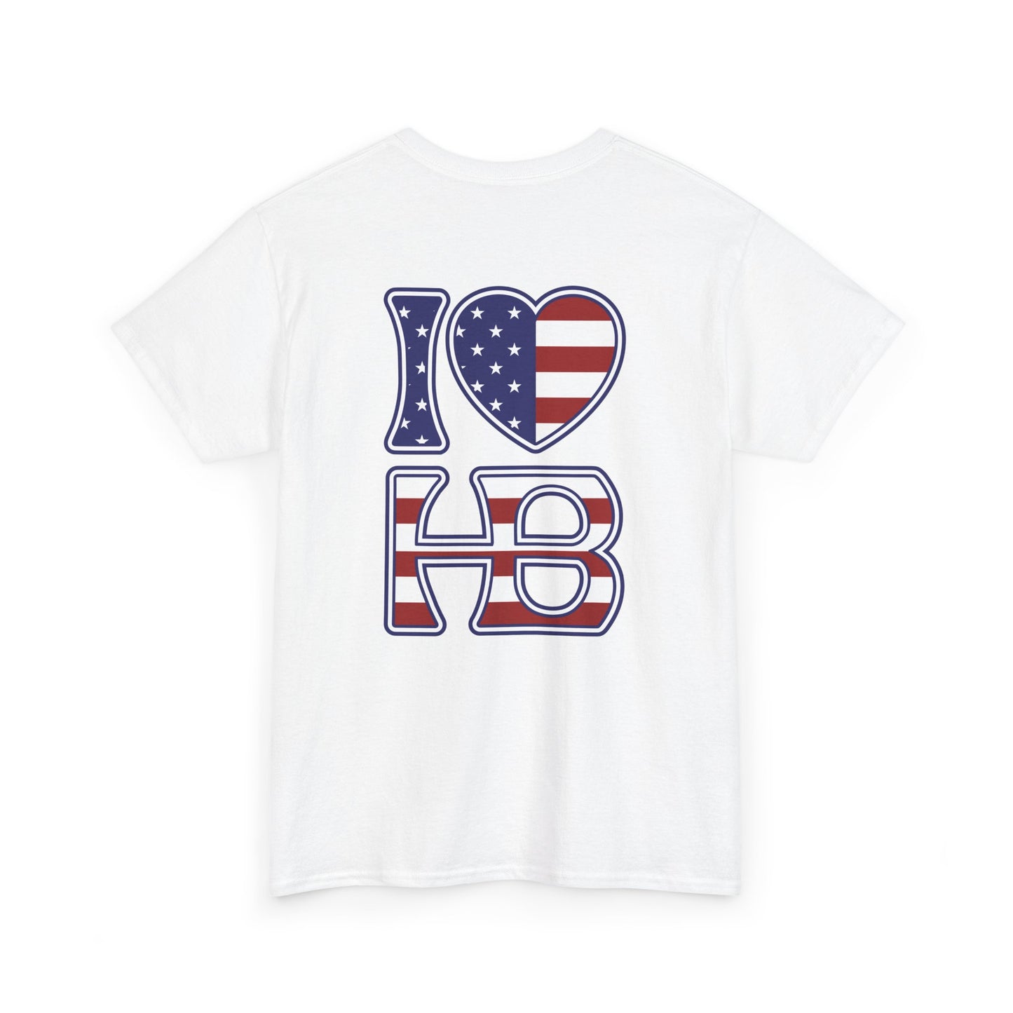 I Heart HB Pier Silhouette Unisex Classic Fit T-shirt