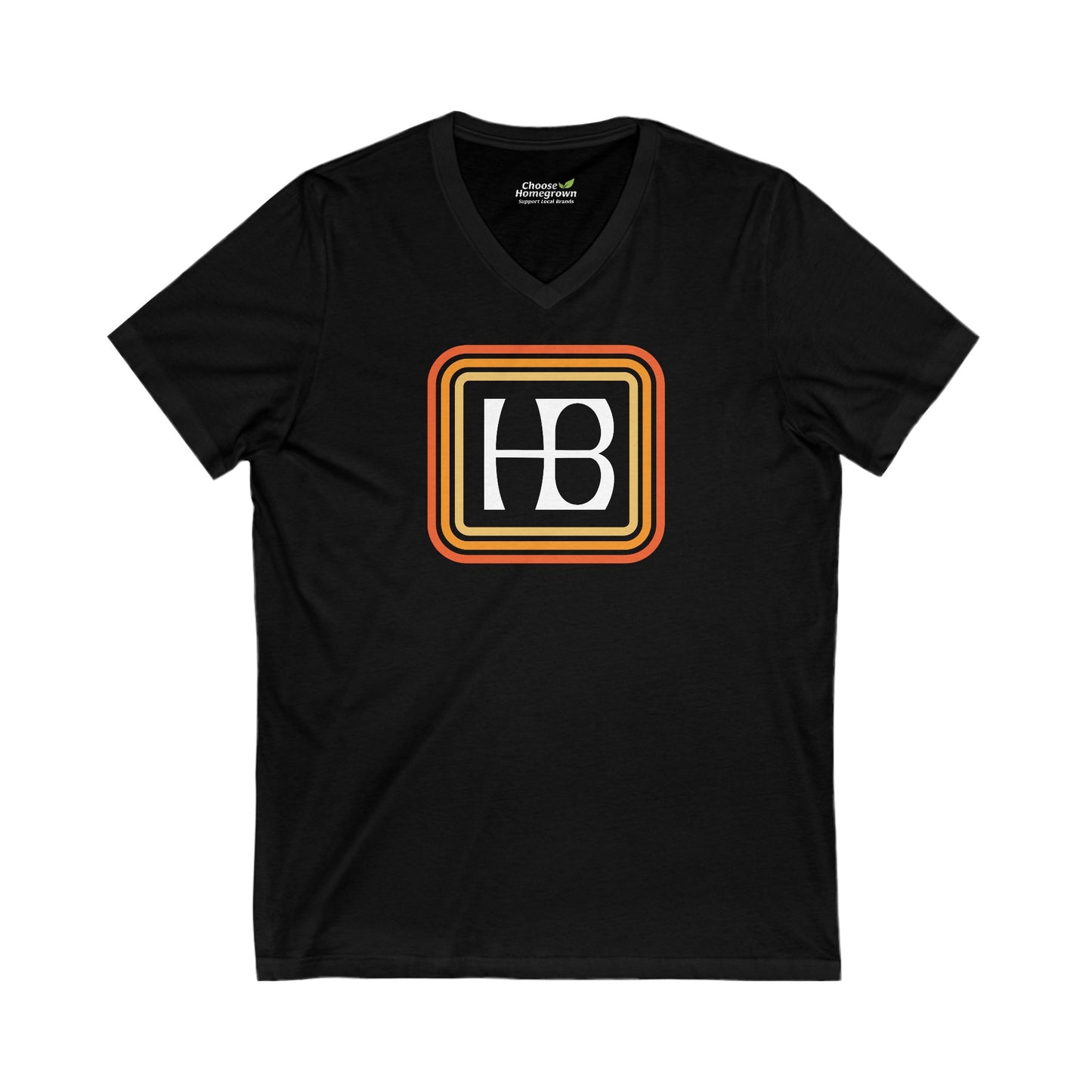 HB Classic Icon Retro Colors Unisex Premium Modern Fit V-neck T-shirt
