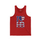I Heart HB USA Patriotic Unisex Premium Jersey Tank Top