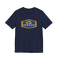 Huntington Beach Surfer Hexagon Retro Unisex Premium Modern Fit T-shirt