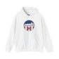 Huntington Beach Pier Stars n Stripes Classic Hoodie