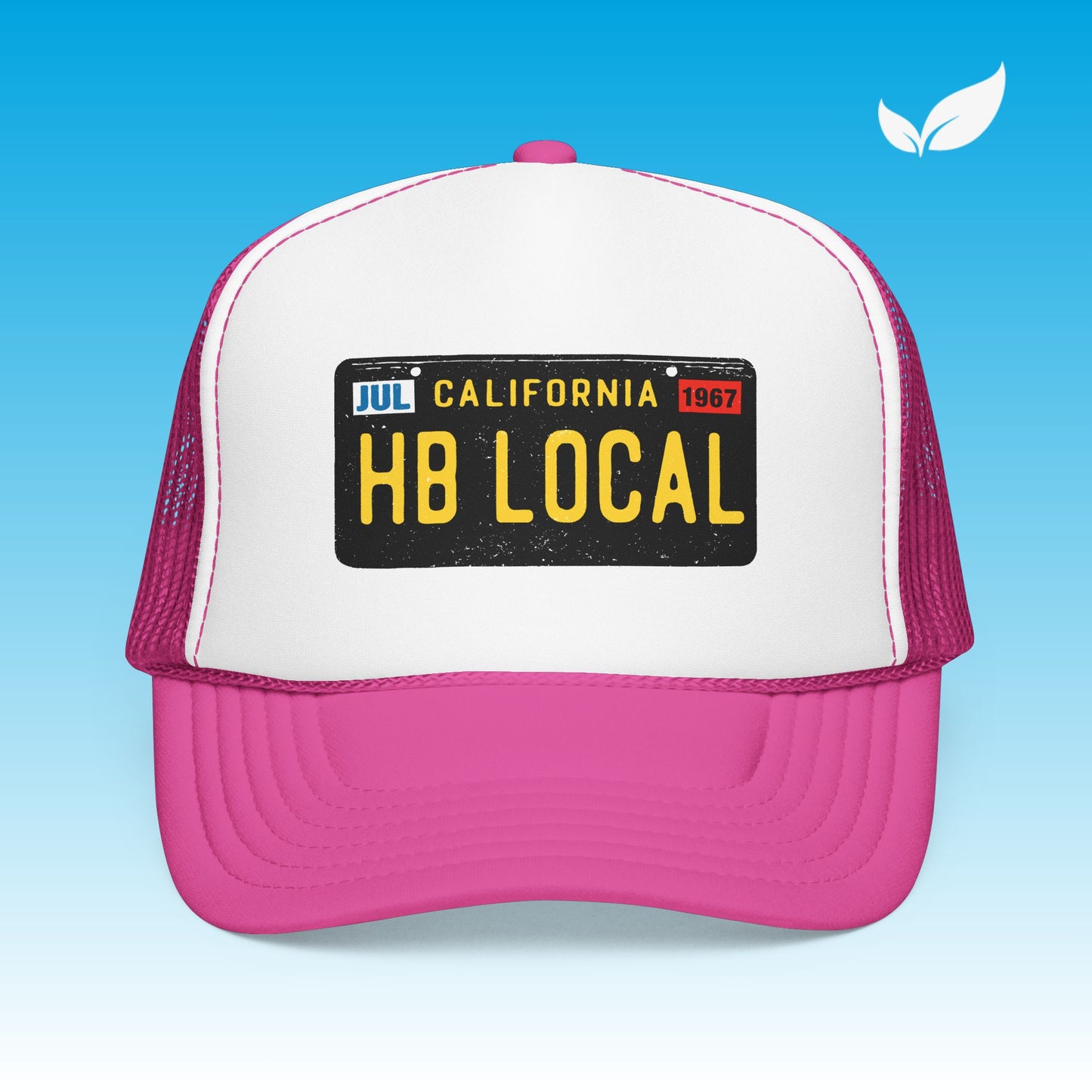HB Local License Plate Unisex Trucker Hat