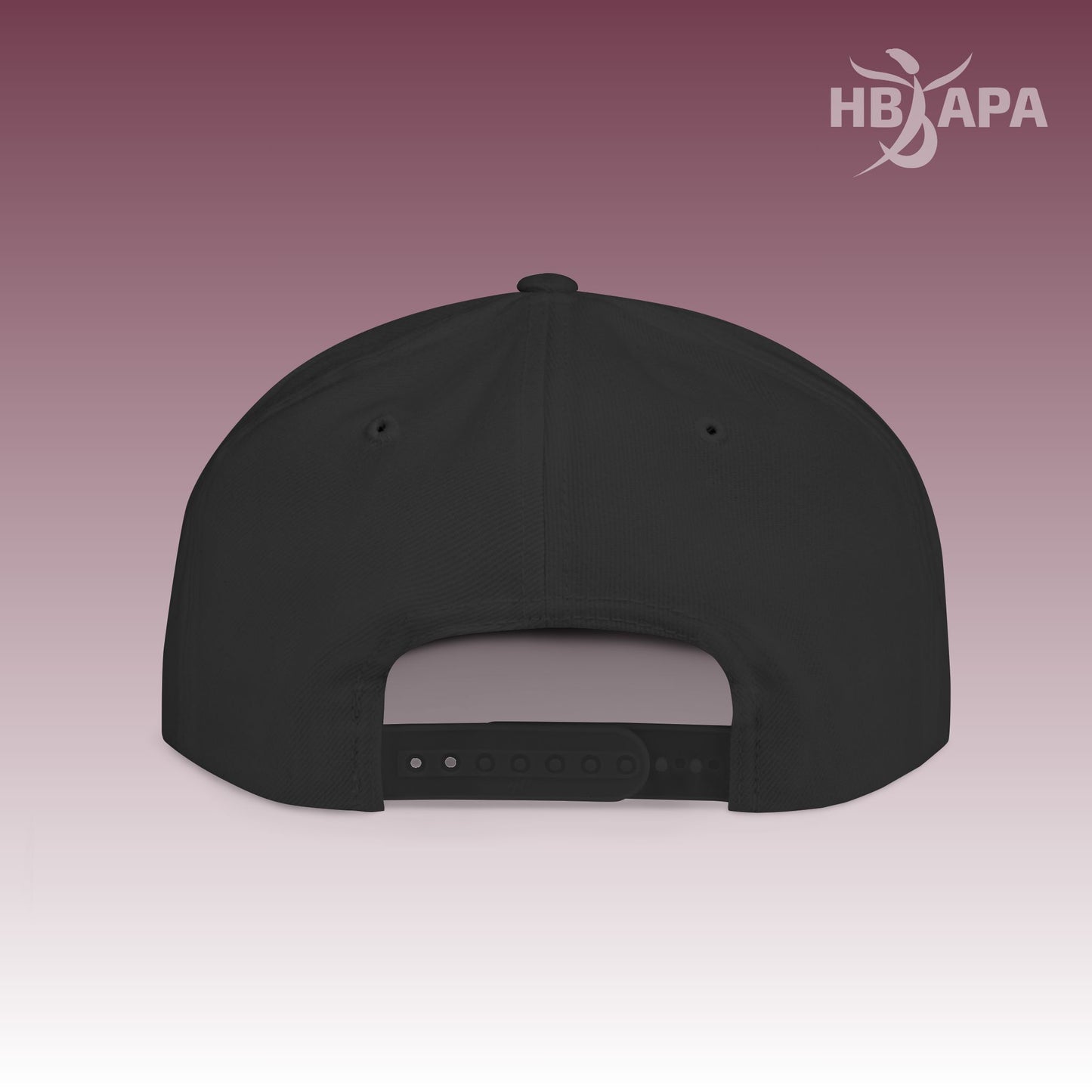 HBAPA Orchestra Flat Bill Snapback Hat with Embroidered Logo