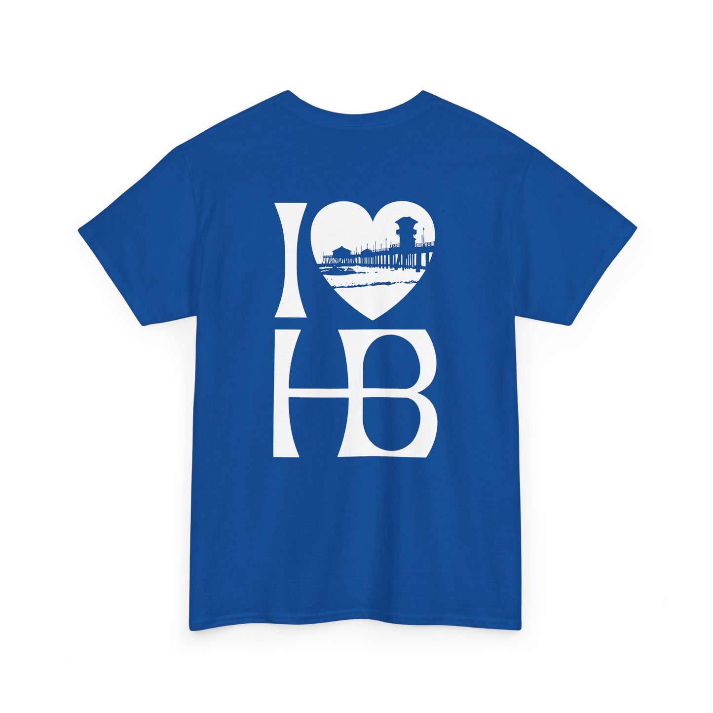 I Heart HB Pier Silhouette Unisex Classic Fit T-shirt