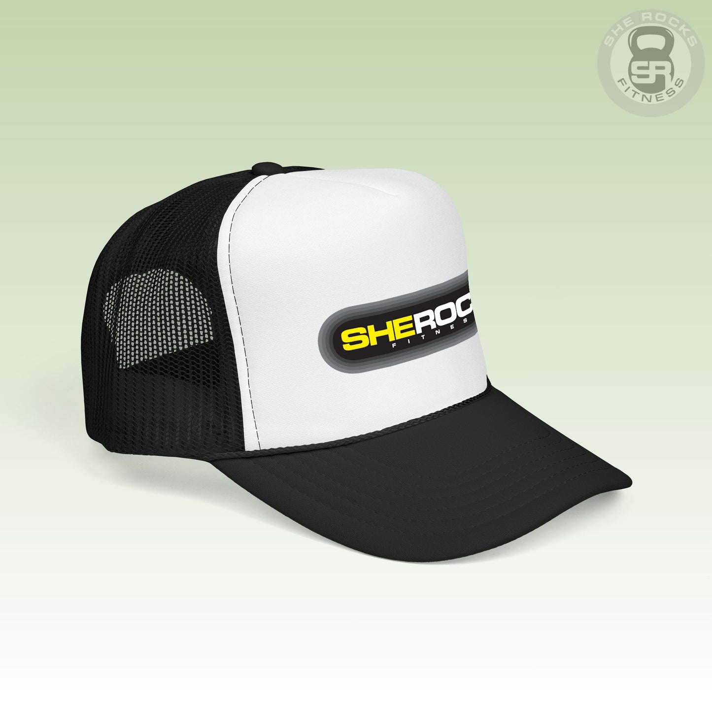 She Rocks Stronger Trucker Hat