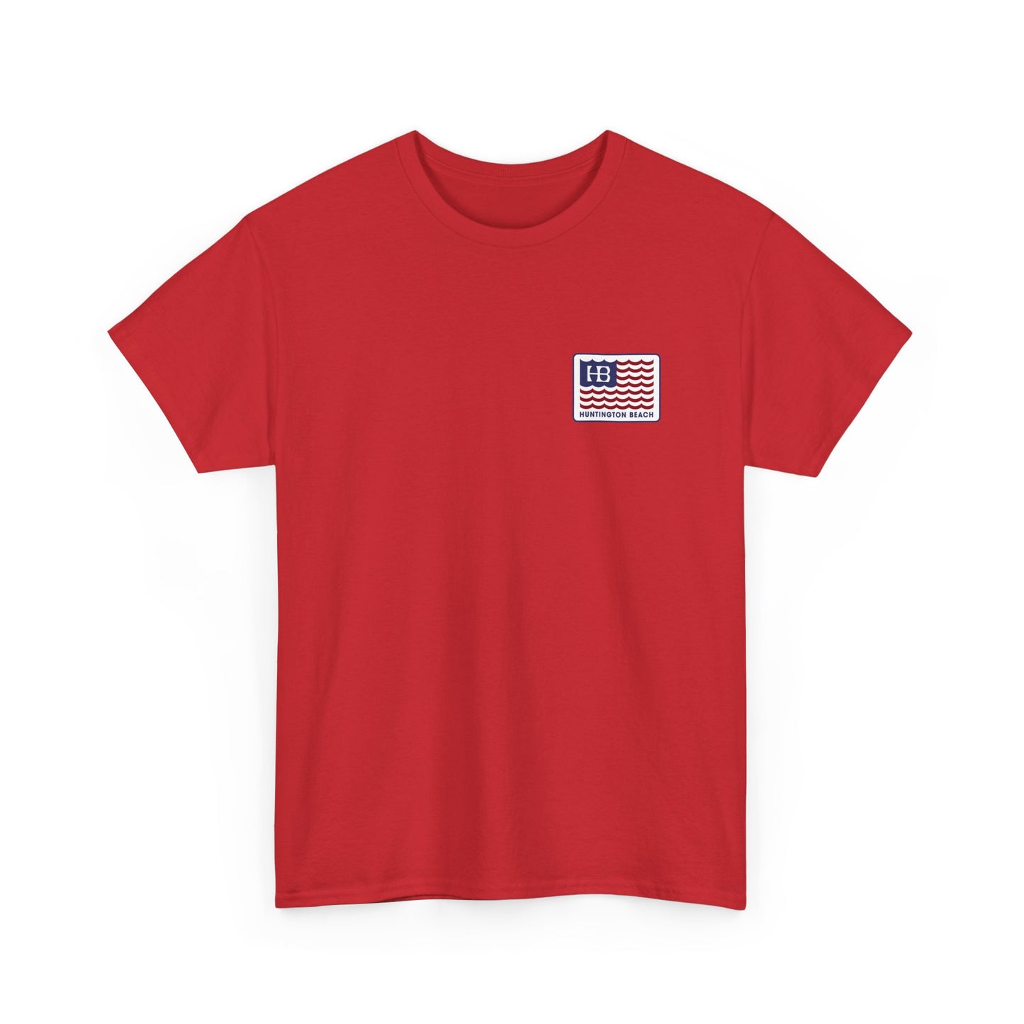 Huntington Beach USA Stars and Stripes Flag Unisex Classic Fit T-shirt