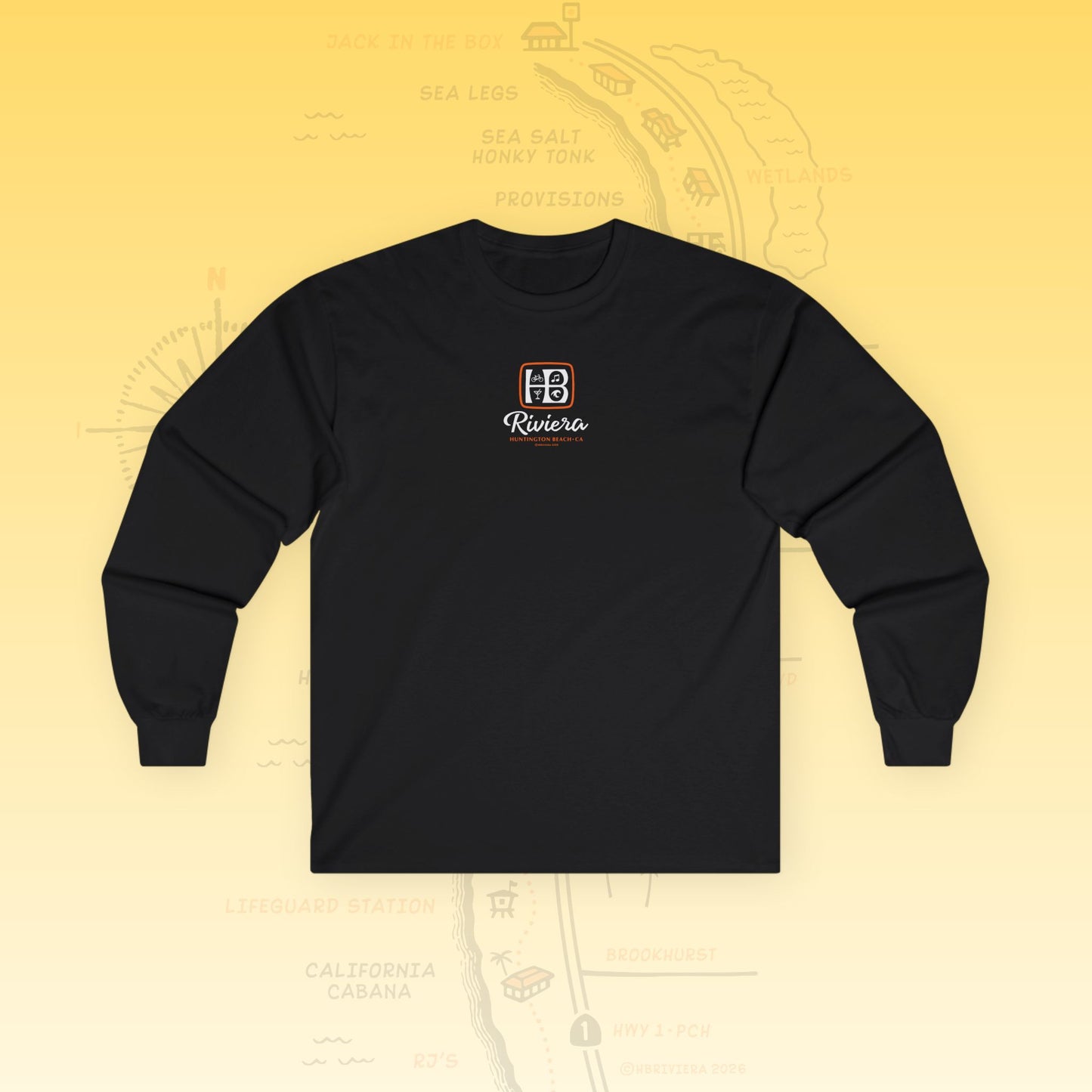 HB Riviera Unisex Ultra Cotton Long Sleeve Tee