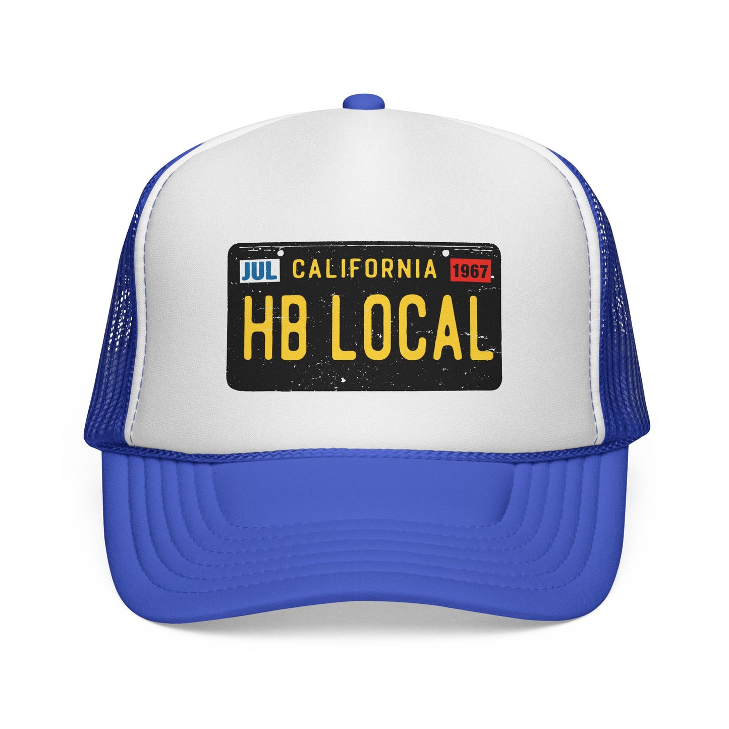 HB Local License Plate Design Unisex Trucker Hat