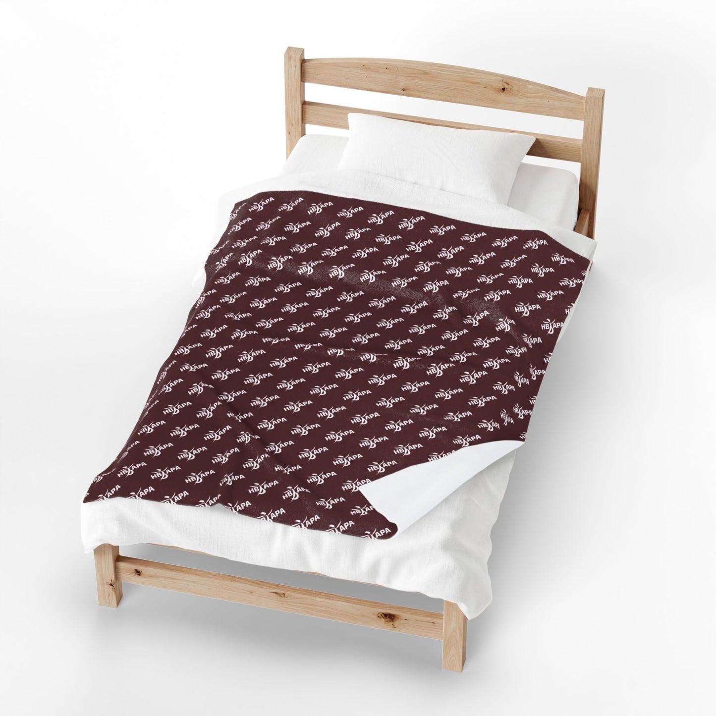 HBAPA Official Logo Velveteen Plush Blanket