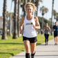 She Rocks Belly Rubs Before Burpees Racerback Tank