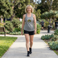 She Rocks Sit Less Swing More Racerback Tank