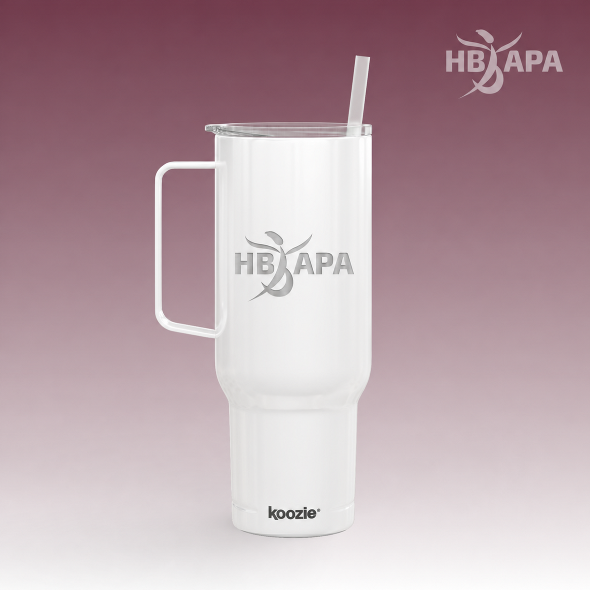 HBAPA Official Logo Insulated Tumbler with Lid, 40oz