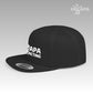 HBAPA Acting Flat Bill Snapback Hat with Embroidered Logo