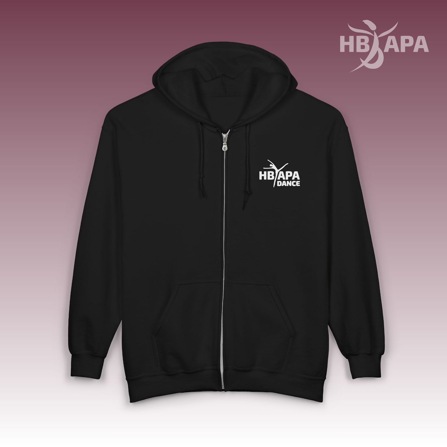 HBAPA Dance Unisex Heavy Blend Full-Zip Hoodie