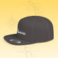 HB Riviera Flat Bill Snapback Hat with Embroidered Logo