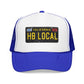 HB Local License Plate Design Unisex Trucker Hat
